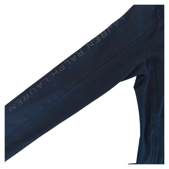 Lauren Ralph Lauren Zip-Up Jacket Navy Performance Activewear M - Picture 5 of 9